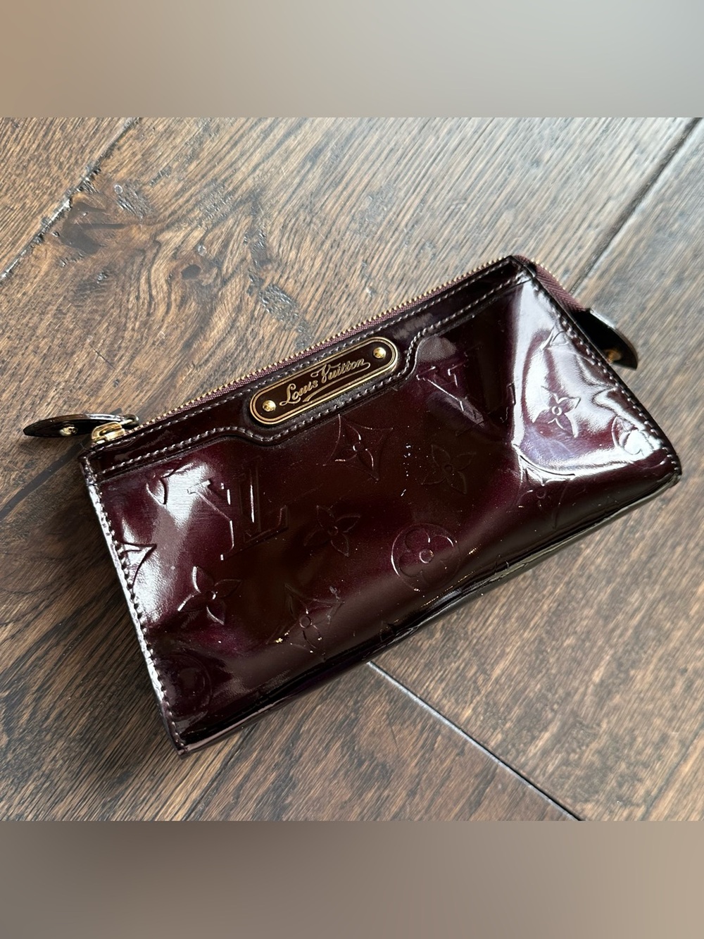Louis Vuitton Vernis Bordeaux Patent Leather Cosmetic Pouch